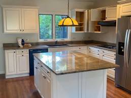 Painted kitchen cabinets